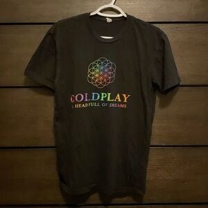 Coldplay Black Graphic T-Shirt